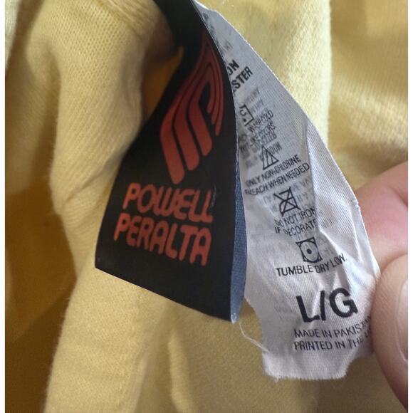 Andy Anderson Sweater Mens Large Powell Peralta Skateboard Skull Heron Hoodie - Picture 7 of 7